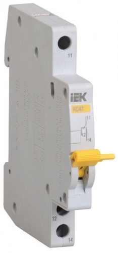 Контакт состояния КС47 новая серия на DIN-рейку ИЭК MVA01D-KS-1 306844