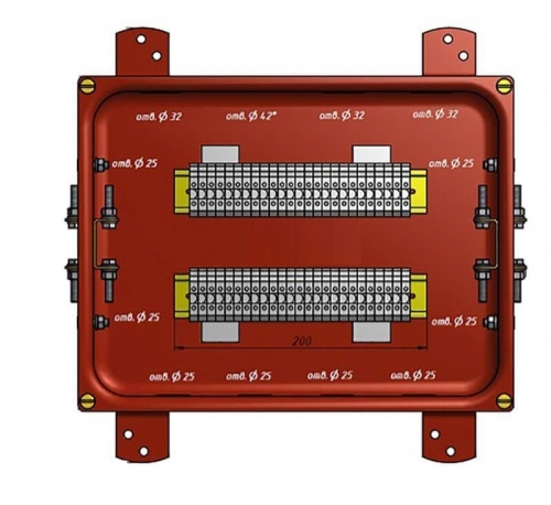 Коробка КС-30 УХЛ1.5 IP43 метал. заглушки ЗЭТА zeta30355 367352