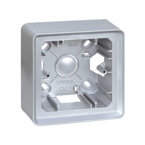 Коробка наружной установки на 1 пост алюм. Simon82 Detail 8200750-093 393789