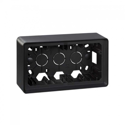 Коробка наружной установки на 2 поста графит Simon82 Detail 8200760-038 393795