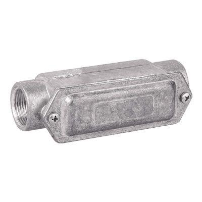 Коробка протяжная алюм. 2 ввода 180град. М50х1.5 IP55 171х62х71мм ДКС 6030-50 1129668