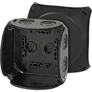 Коробка распр. ОП 104х104х70 IP66/67 черн. KF 0400 B HENSEL 62000046 401484