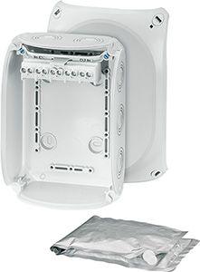 Коробка распр. ОП 130х180х77 с клемн. светло-сер. WP 1006 G HENSEL 62000107 401528
