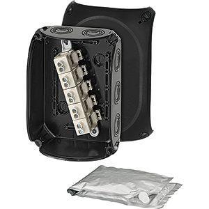 Коробка распр. ОП 130х180х77 с клемн. черн. WP 1010 B HENSEL 62000110 401531