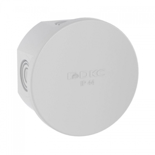 Коробка распр. ОП 65х35 (4 каб.ввод.) IP44 (розн. уп.24шт) ДКС 53500R 1008715