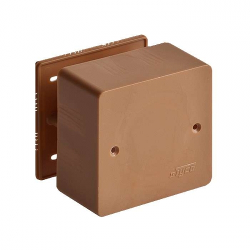 Коробка распр. ОП 79х79х32 дуб (темн. основа) IP40 Рувинил 65004-08М 274529
