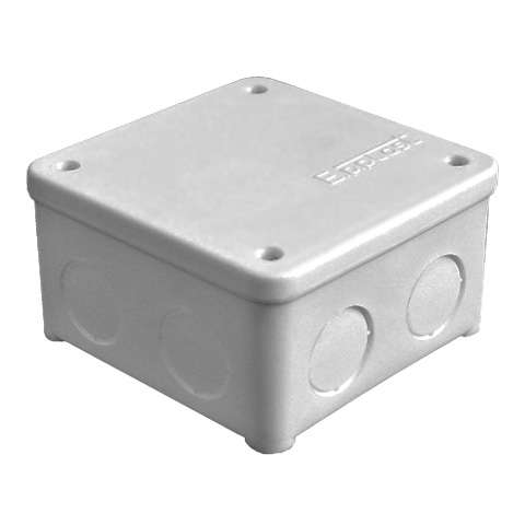 Коробка распр. ОП 85х85х45 7 выходов без гермовводов IP54 крышка на винтах сер. Epplast 135132 516732