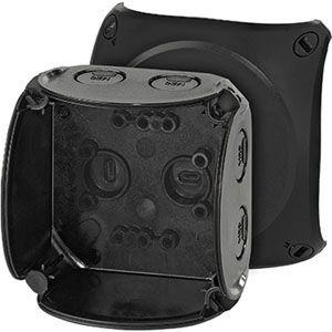 Коробка распр. ОП 93х93х62 IP66/67 черн. KF 0200 B HENSEL 62000042 401630