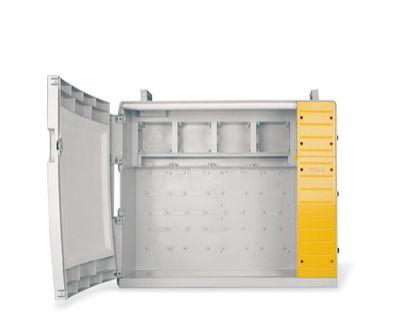 Корпус MBOX5 на 52 модуля 4 поста с основанием 136х125мм и доп. пространством ДКС DIS6580050 1119800