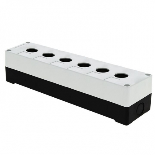 Корпус КП106 6 кнопок бел. EKF cpb-106-w 243292