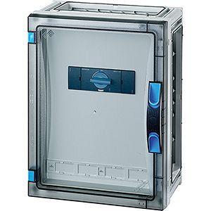 Корпус пластиковый 360х270х186 ручное запирание сер. с прозр. дверью FP 5201 HENSEL 68000185 402410