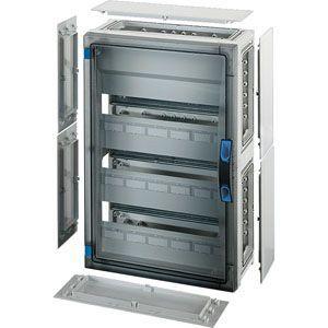 Корпус пластиковый 546х366х186 N+PE ручное запирание сер. с прозр. дверью FP 1418 HENSEL 68000161 402374