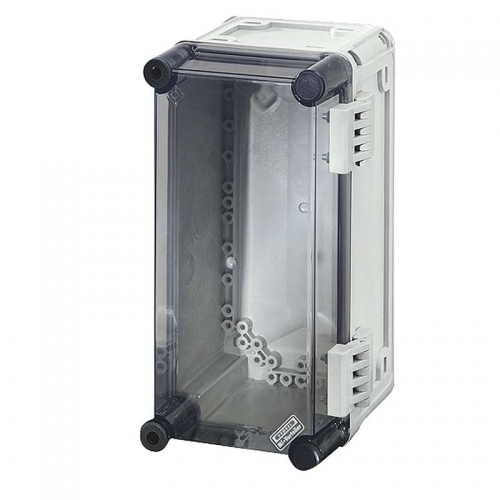 Корпус пластиковый Mi 300х165х170 IP65 сер. с прозр. крышкой на шарнирных петлях Mi 9100 HENSEL 20001043 402563