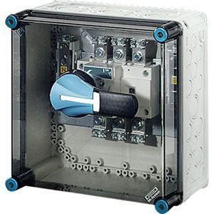 Корпус пластиковый Mi 300х300х239 с выкл. нагрузки IP65 сер. с прозр. крышкой Mi 7256 HENSEL 2000280 402549
