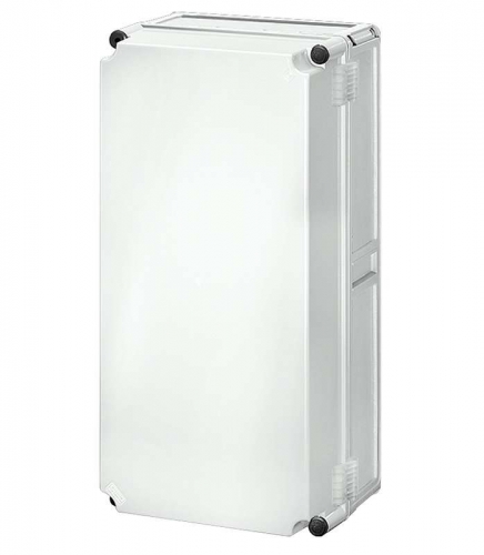 Корпус пластиковый Mi 315х600х214 IP65 сер. с непрозр. крышкой на шарнирных петлях Mi 9411 HENSEL 20001056 402573