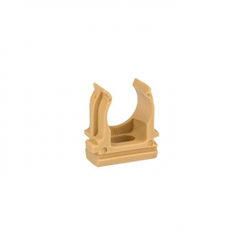 Крепеж-клипса d16мм свет. дерево (уп.10шт) Plast EKF derj-z-16w 391085