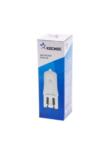 Лампа галогенная JDC 25Вт капсула G9 3000К 240В FR КОСМОС LKsmJDC220VFR25W 56643
