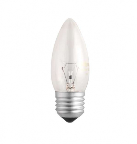 Лампа накаливания B35 240V 40W E27 clear JazzWay 4610003320546 1038321