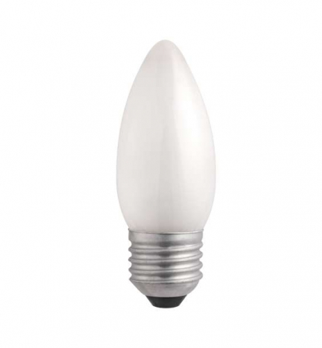 Лампа накаливания B35 240V 60W E27 frosted JazzWay 4610003320362 1038326