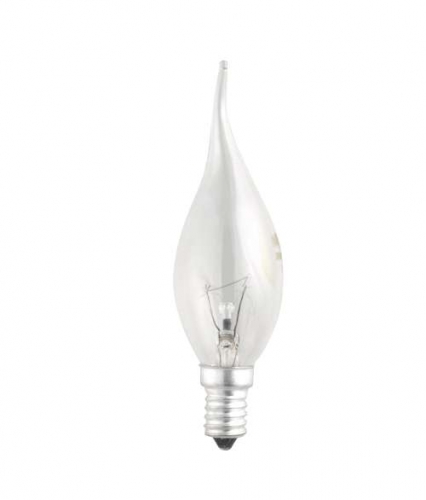 Лампа накаливания CT35 60W E14 clear "Свеча на ветру" JazzWay 4610003321468 1038329