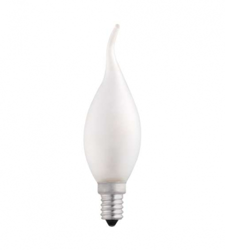 Лампа накаливания CT35 60W E14 frosted "Свеча на ветру" JazzWay 4610003321482 1038330