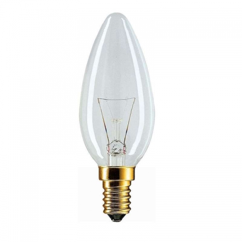 Лампа накаливания Stan 60Вт E14 230В B35 CL 1CT/10X10 Philips 926000003017 / 871150001167150 3016