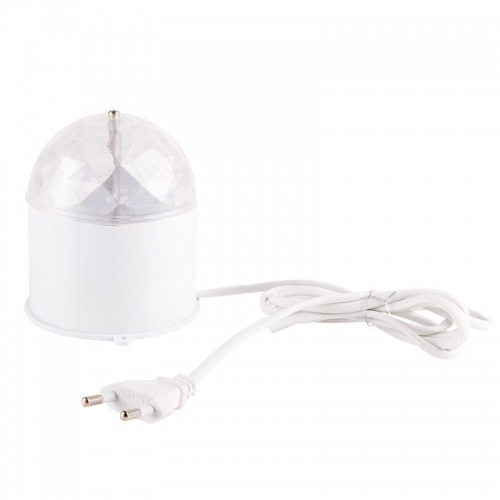 Лампа светодиодная "Диско" 3LED RGB 6Вт шар 220В многоцв. IP20 Neon-Night 601-252 305405