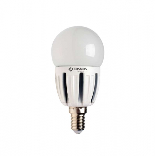 Лампа светодиодная LED KOSMOS premium 5Вт Шар 45мм E14 230В 3000К Космос KLED5wGL45230vE1427 260623
