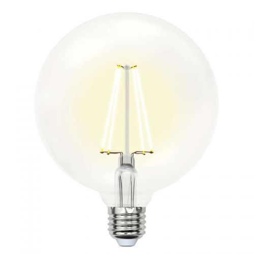 Лампа светодиодная LED-G125-10Вт/WW/E27/CL Uniel 10534 358195