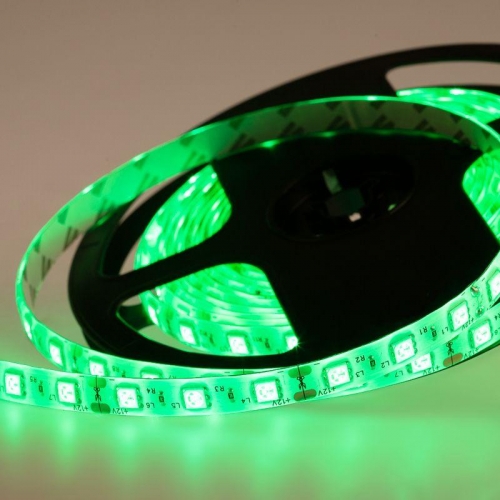 Лента светодиодная SMD5050 14.4Вт/м 60LED/м 12В IP65 зел. (уп. 5м) NEON-NIGHT 141-494 452025