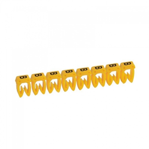 Маркер каб. 0.15-0.5кв.мм CAB3 "B" черн. на жел. фоне (уп.300шт) Leg 038111 1017453