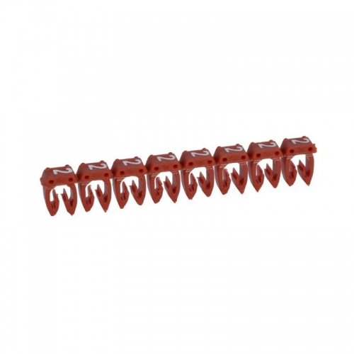 Маркер каб. 1.5-2.5кв.мм CAB3 "2" красн. (уп.1200шт) Leg 038222 97848