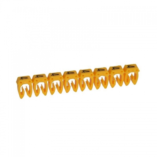 Маркер каб. 1.5-2.5кв.мм CAB3 "4" жел. (уп.1200шт) Leg 038224 97850