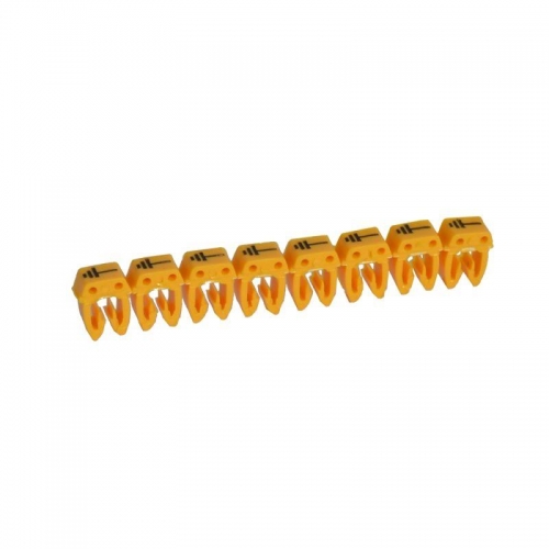 Маркер каб. 1.5-2.5кв.мм CAB3 "земля" жел. (уп.300шт) Leg 038286 124521
