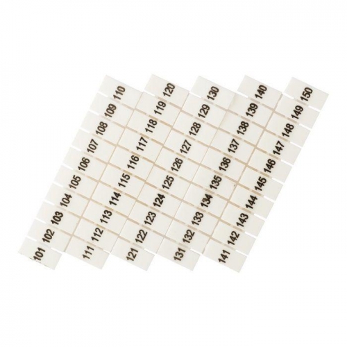 Маркеры для JXB-ST 2.5 с нумерацией 100-150 (уп.10шт) PROxima EKF zb-st-2.5-100-150 1248376