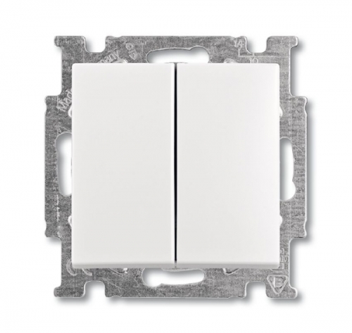 Механизм переключателя 2-кл. Basic ал. бел. ABB 1012-0-2144 97711