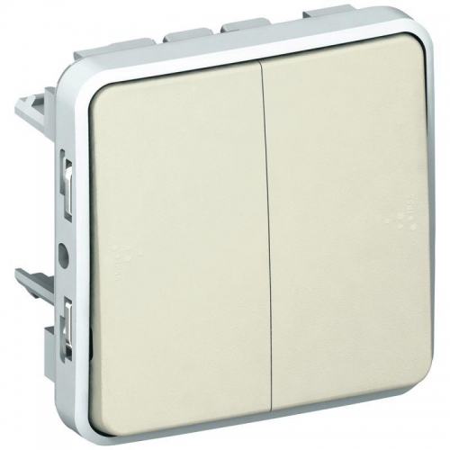 Механизм переключателя 2-кл. СП на 2 напр. PLEXO IP55 бел. Leg 069625 150992