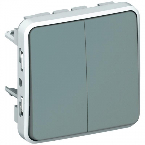 Механизм переключателя 2-кл. СП на 2 напр. PLEXO IP55 сер. Leg 069525 125001