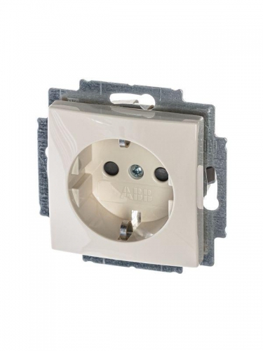 Механизм розетки 1-м Basic защ. шторки сл. кость ABB 2013-0-5279 97731