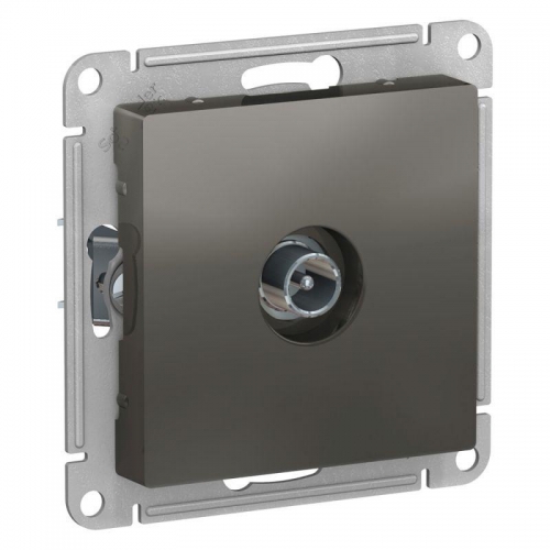 Механизм розетки TV ATLAS DESIGN оконечный 1DB сталь SchE ATN000991 1240516