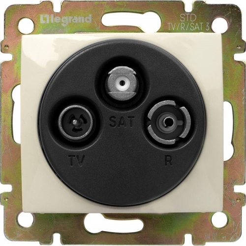 Механизм розетки TV-FM-SAT СП Valena сл. кость Leg 774335 88168