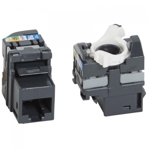 Механизм розетки комп. Keystone RJ45 UTP CAT.5E Leg 033180 1018044