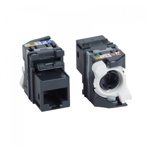 Механизм розетки комп. СП Keystone Mosaic RJ45 UTP CAT.5E Leg 076587 1018043