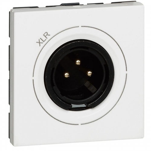 Механизм розетки СП Mosaic со штекером XLR Leg 078756 1017700