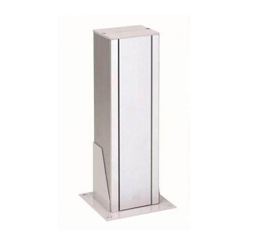 Мини-колонна 1-сторонняя на 7-мод. К45 360х70х60мм Simon Connect алюм. ALK117-8 393859