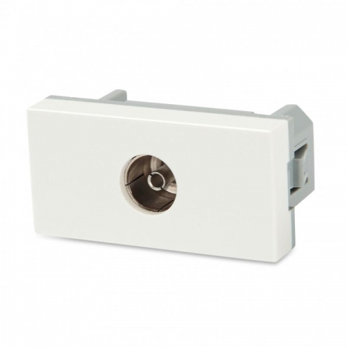 Модуль M45/2-PAL-WH розетки TV 1М 45х22.5мм бел. Hyperline 249958 1200456