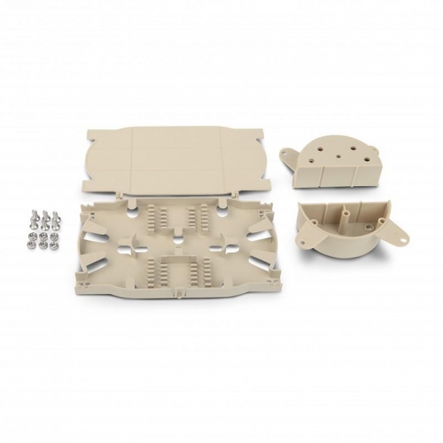Набор FO-SPL-1U-KIT для компл. боксов FO-19BX для сварки (сплайс бокс): сплайс-пластина и орг. для кабеля для боксов на 24 КДЗС Hyperline 47876 1203205