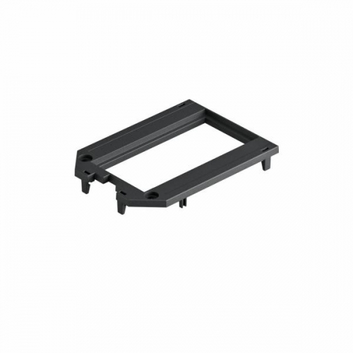 Накладка монтажной коробки UT3/4 для 2хModul45 104х76мм полиамид черн. OBO 7408773 1246620