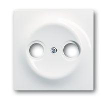 Накладка розетки TV+FM Impuls алюм. бел ABB 1753-0-4963 31123