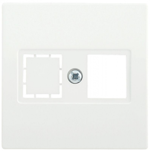Накладка телеф. BOLERO НТ12-1-ББ RJ12/HDMI бел. ИЭК ENB11-T-K01 1233559